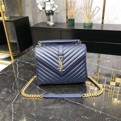 ysl navy bag|ysl st laurent handbags.